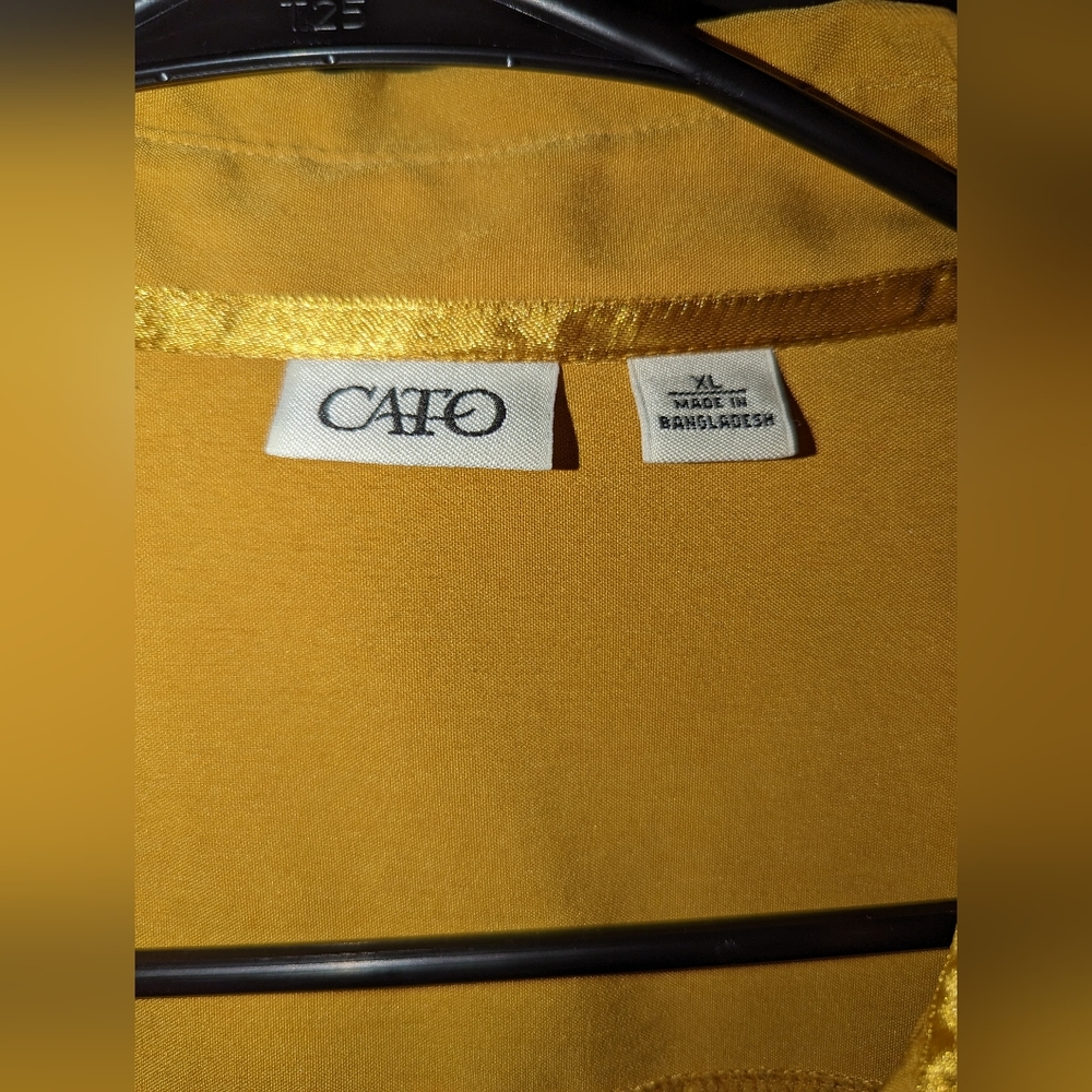 Cato L/S Button Down Top Size XL - Picture 3 of 3